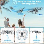 1080P Camera Drone with Voice Control & Flips