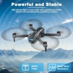 1080P Camera Drone with Voice Control & Flips