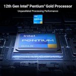 UGREEN NASync DXP4800 Plus 4-Bay Desktop NAS, Intel Pentium Gold 8505 5-Core CPU, 8GB DDR5 RAM, 128G SSD, 1 * 10GbE, 1 * 2.5GbE, 2*M.2 NVMe Slots, 4K HDMI, Network Attached Storage (Diskless)