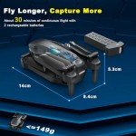 1080P Camera Drone with Voice Control & Flips