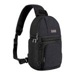 Water-Resistant DSLR Camera Sling Bag with Storage