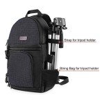 Water-Resistant DSLR Camera Sling Bag with Storage