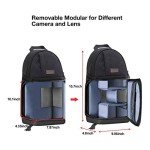 Water-Resistant DSLR Camera Sling Bag with Storage