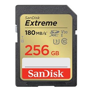 SanDisk 256GB Extreme SDXC Memory Card - 4K UHD
