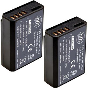 LP-E10 Battery 2-Pack for Canon Cameras