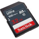 32GB SanDisk Ultra SDHC Memory Card 100MB/s