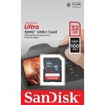 32GB SanDisk Ultra SDHC Memory Card 100MB/s