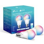 Kasa Smart WiFi Light Bulbs, 2-Pack, Multicolor