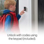 August Matte Black Wi-Fi Smart Lock & Keypad