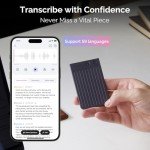 AI Voice Recorder with App Control & 64GB Memory