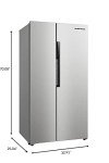Hamilton Beach 15.6 Cu Ft Stainless Refrigerator