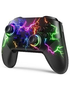 RGB Wireless Switch Pro Controller with Turbo Vibration