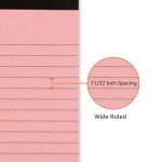 Amazon Basics Perforated Lined Notepads, Pack of 6