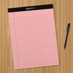 Amazon Basics Perforated Lined Notepads, Pack of 6