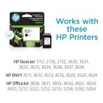 HP 63XL Black Ink Cartridge for DeskJet & Envy