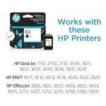 HP 63 Black Ink Cartridge for Multiple Printers