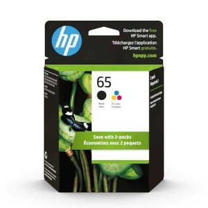 HP 65 Black and Tri-color Ink Cartridges 2-pack