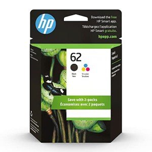 HP 62 Black and Tri-Color Ink 2-Pack