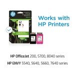 HP 62 Black and Tri-Color Ink 2-Pack
