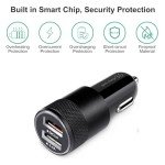 Fast Car Charger with Dual USB Ports 30W