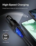 Dual Port Fast Car Charger for iPhone & Samsung