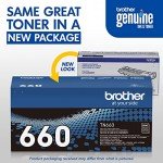 Brother TN660 High Yield Black Toner Cartridge