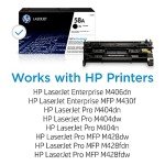 HP 58A Black Toner Cartridge for LaserJet Printers