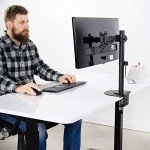 VIVO Steel Bracket Mount for Fragile Table Tops