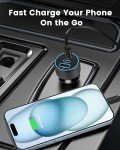 67W USB C Car Charger with 3 Ports