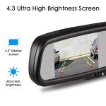 4.3” Rear View Mirror Camera with Night Vision