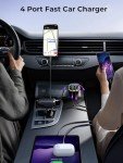 FLYLEAD 70W 4-Port Fast Car Charger