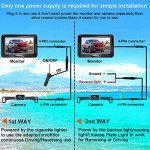 HD 1080P Waterproof Backup Camera with Monitor