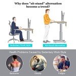 Adjustable Mobile Standing Desk with Wheels 16"x31.5
