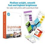 HP BrightWhite 24 lb Paper, 500 Sheets