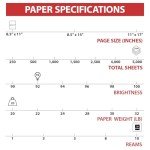 TRU RED Copy Paper, 8.5" x 11", 500 Sheets