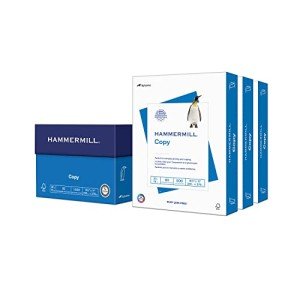 Hammermill Copy Paper, 20 lb, 8.5 x 11, 1500 Sheets