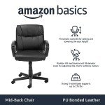 Amazon Basics Adjustable Rolling Office Desk Chair