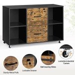Yaheetech 2-Drawer Lateral File Cabinet with Compartments