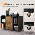 Yaheetech 2-Drawer Lateral File Cabinet with Compartments