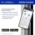 Brother HL-L2460DW Wireless Monochrome Laser Printer