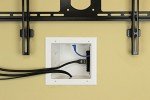 Expandable Media Box with Duplex Receptacle, White