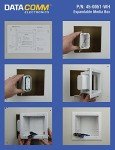 Expandable Media Box with Duplex Receptacle, White