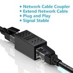 ZUZONG Ethernet Coupler Adapter for Cat5-Cat7 (6 Pack)