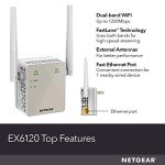 NETGEAR EX6120 Wi-Fi Range Extender, AC1200 Speed