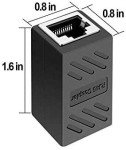 ZUZONG Ethernet Coupler Adapter for Cat5-Cat7 (6 Pack)