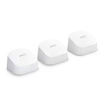 Eero 6 Mesh WiFi System - 3-Pack, Alexa Compatible