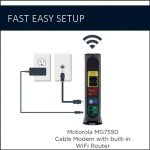 Motorola MG7550 Modem with Built-in WiFi Router