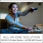 Motorola MG7550 Modem with Built-in WiFi Router