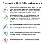 Motorola MG7550 Modem with Built-in WiFi Router