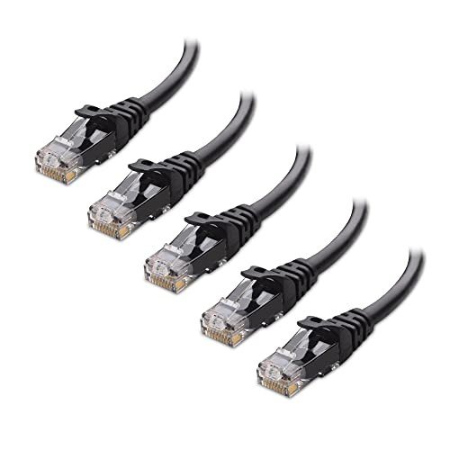 Cable Matters 5-Pack 3ft Snagless Cat 6 Cables